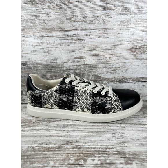 Women's Tory Burch Howell Court Black/White Sneakers Sz 9M EXCELLENT SHAPE! - Picture 2 of 10